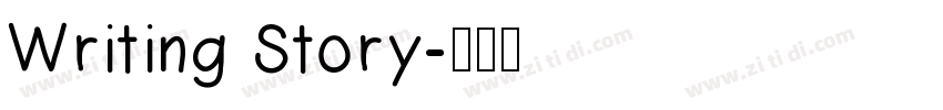Writing Story字体转换